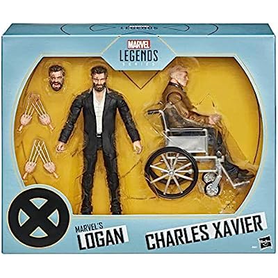 Marvel Legends Series X-Men Logan y Charles Xavier 