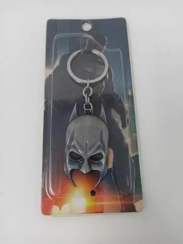 LLAVERO MASCARA BATMAN GRIS