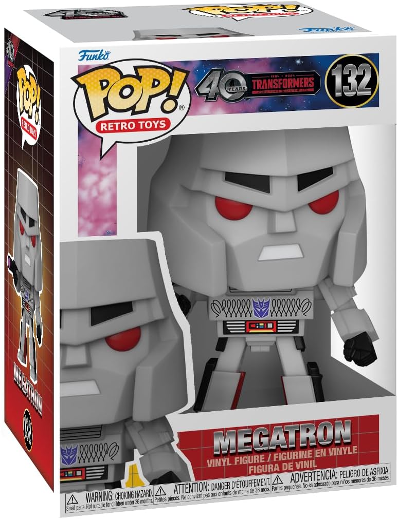Funko Pop Transformers Gen 1 40th Anniversary Megatron