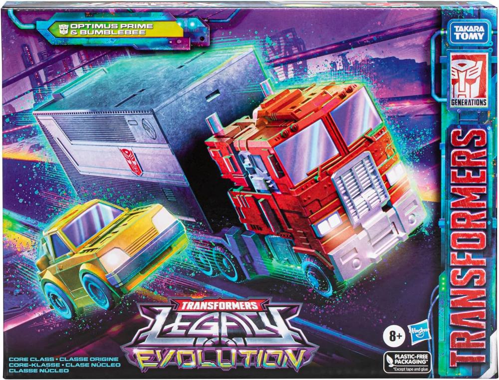 Transformers Legacy Core Class Optimus Prime & Bumblebee