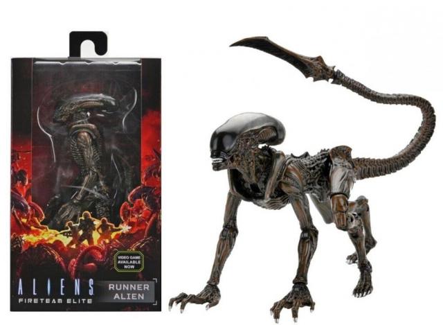 NECA Fireteam Elite Runner Alien CAJA CON DETALLE