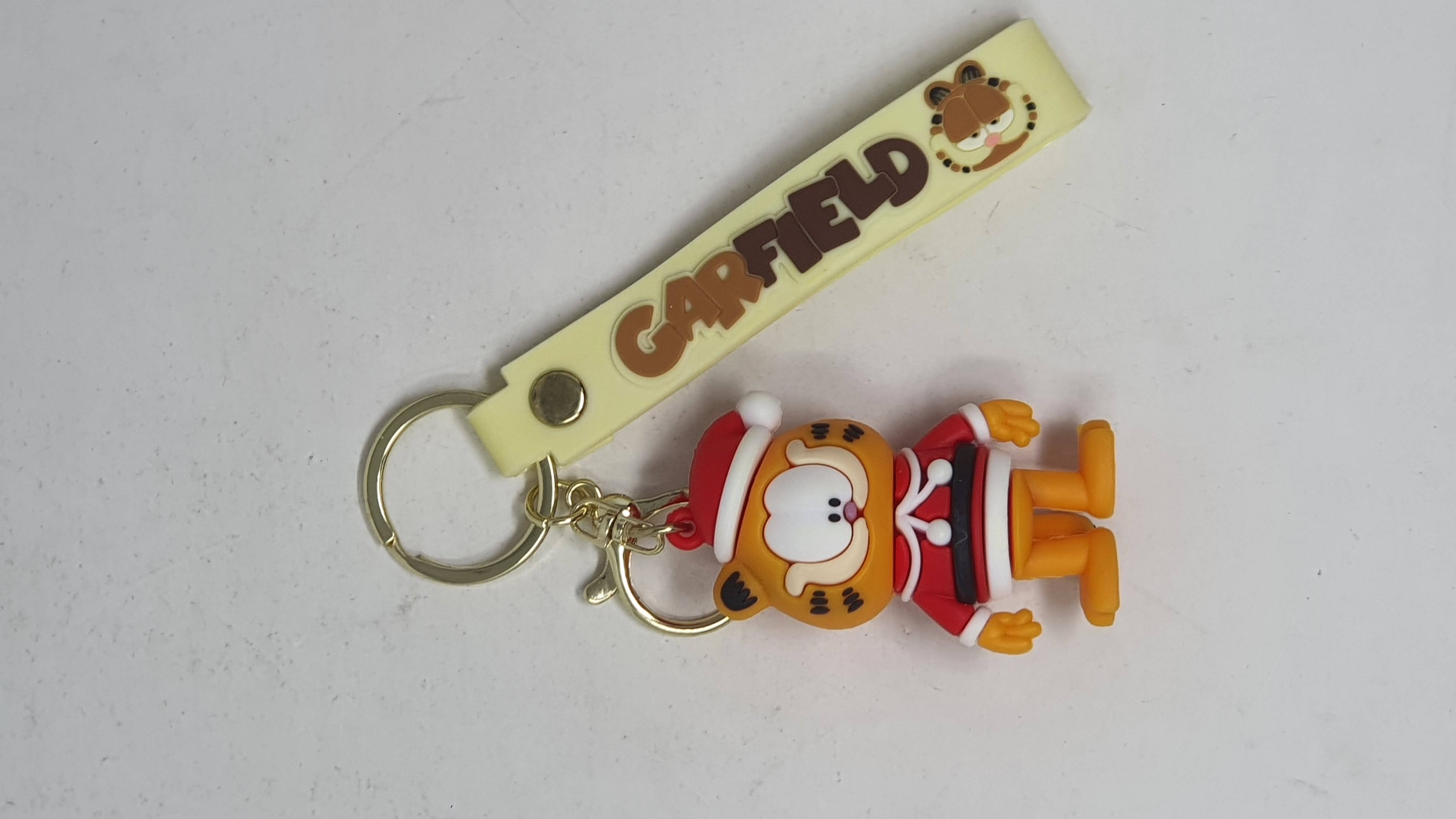 Llavero Goma Garfield Navidad