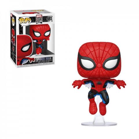 Funko Pop Marvel 80th First Appearance Spiderman Caja Con Detalles
