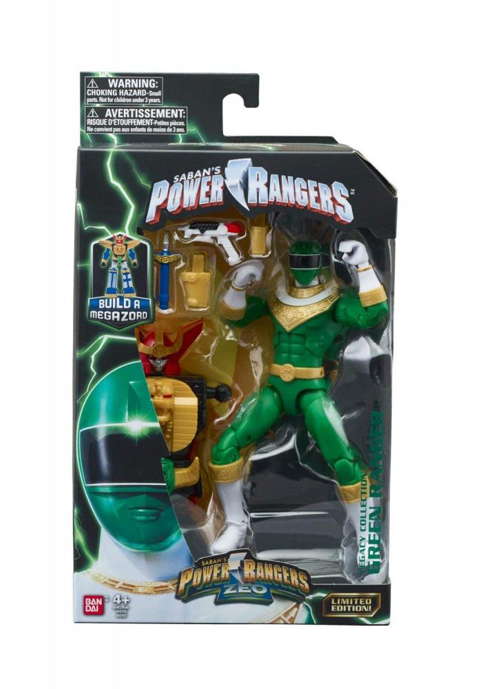 Power Rangers 6.5 Legacy Action Figure, Zeo Green