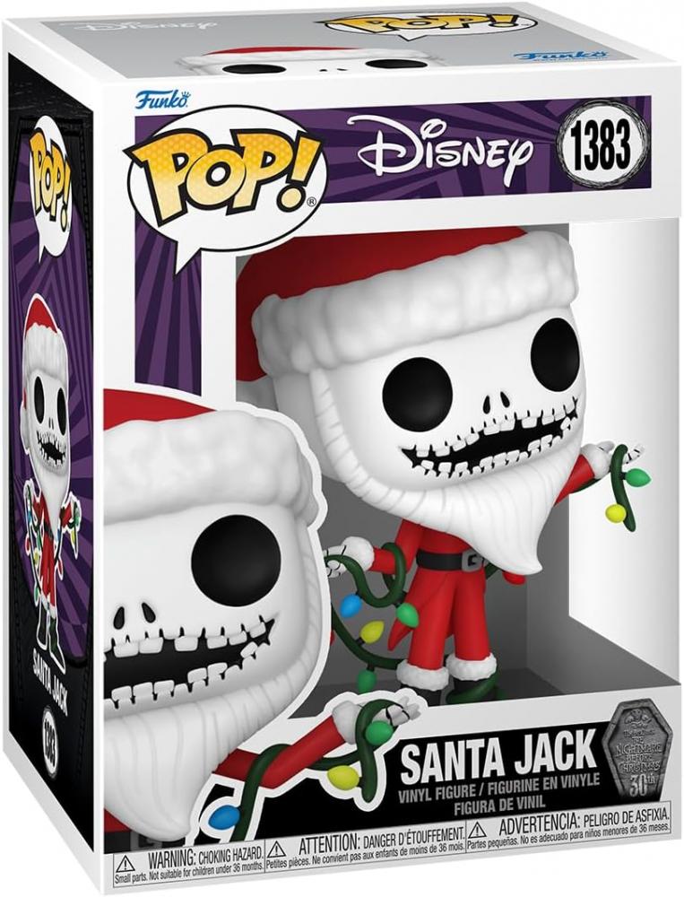 Funko Pop The Nightmare Before Christmas 30th Santa Jack