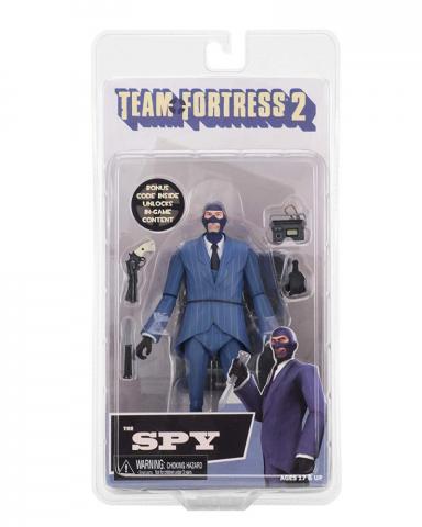 NECA Team Fortress 3 Spy Scale Blue