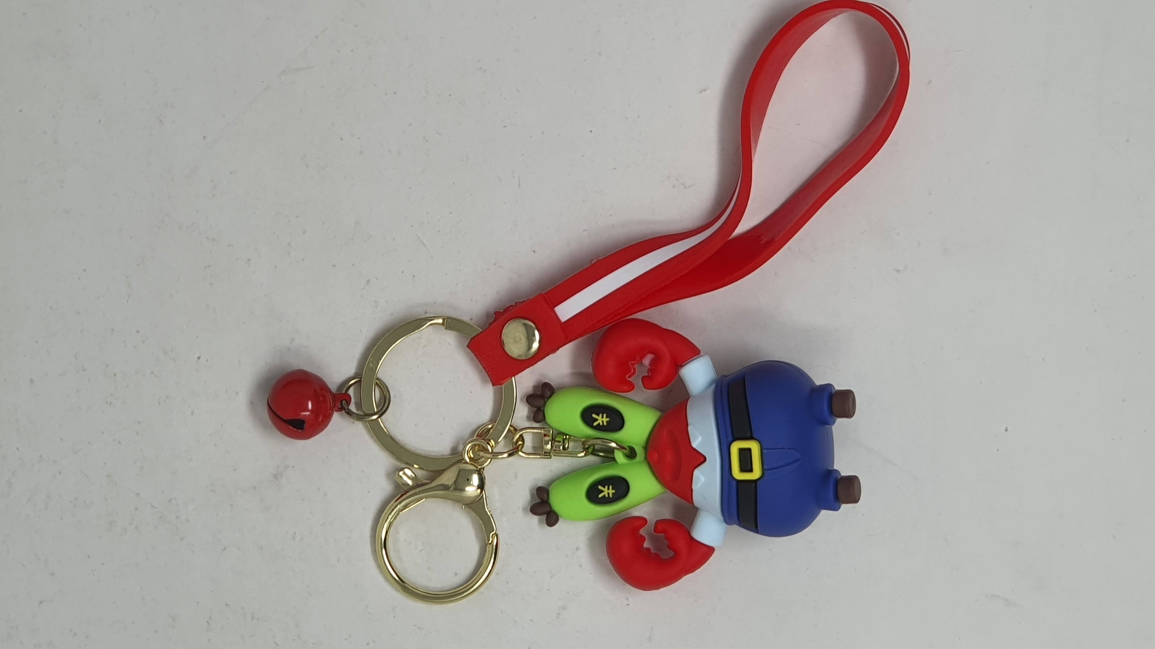 LLavero Goma Bob Esponja Don Cangrejo