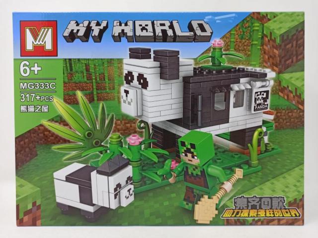 MY WOLRD MINECRAFT SIMIL LEGO 317PCS