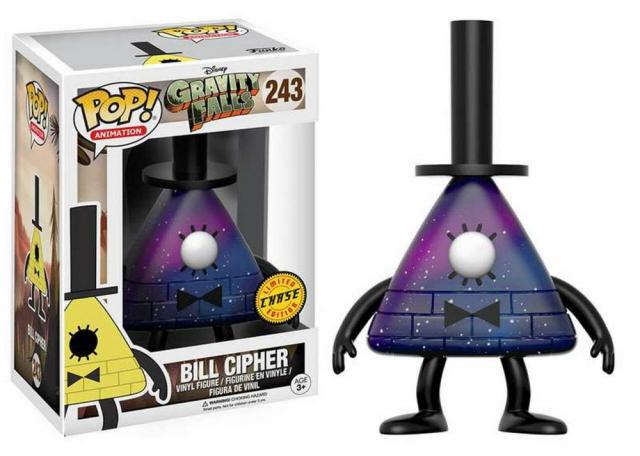 FUNKO POP GRAVITY FALLS BILL CIPHER CHASE Caja Abollada