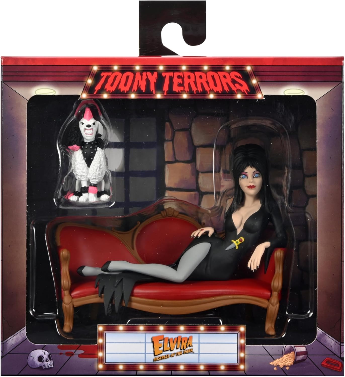 NECA Elvira on Couch Toony Terrors