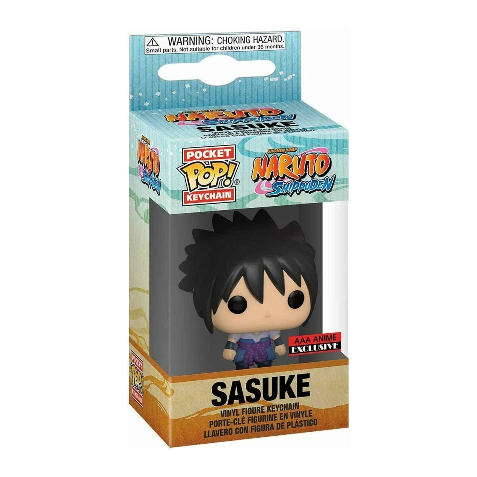 Llavero Pocket Pop Naruto Shippuden Sasuke Uchiha       (AAA Exclusive)