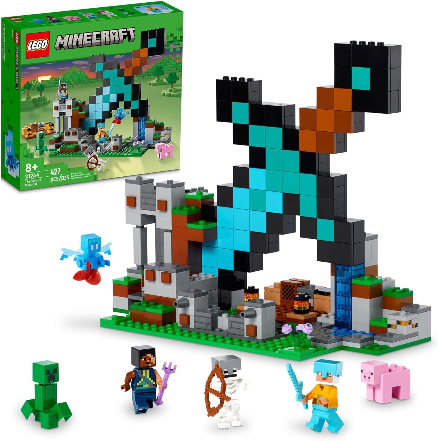 LEGO Minecraft The Sword Outpost 21244 427 Pieces