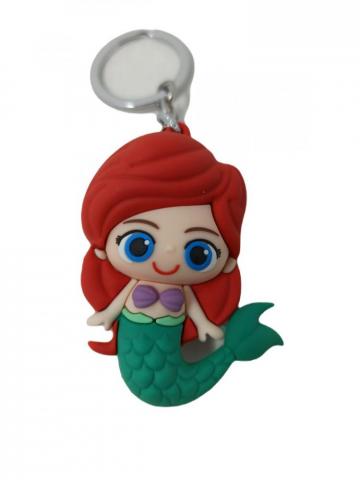 LLavero Goma y Metal Disney Ariel