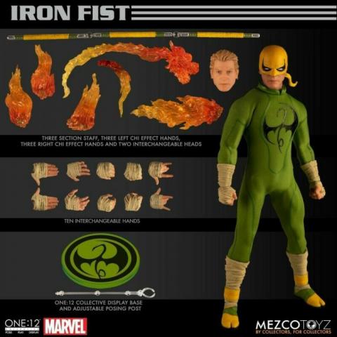 Mezco One: 12 Iron Fist 6 pulgadas
