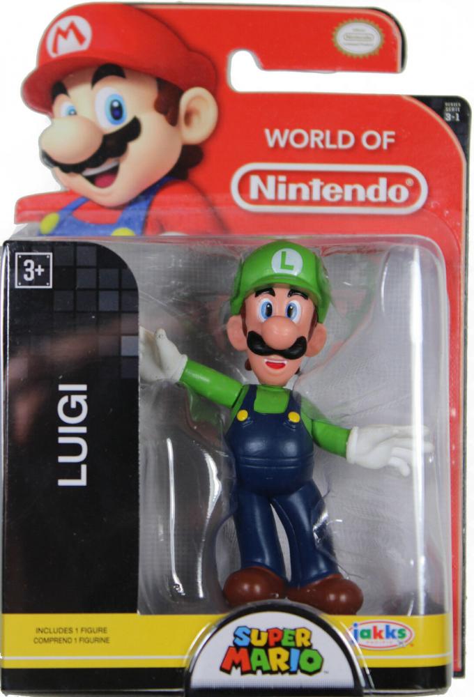 Super Mario Brothers World of Nintendo 2.5 Luigi Collectible Figure