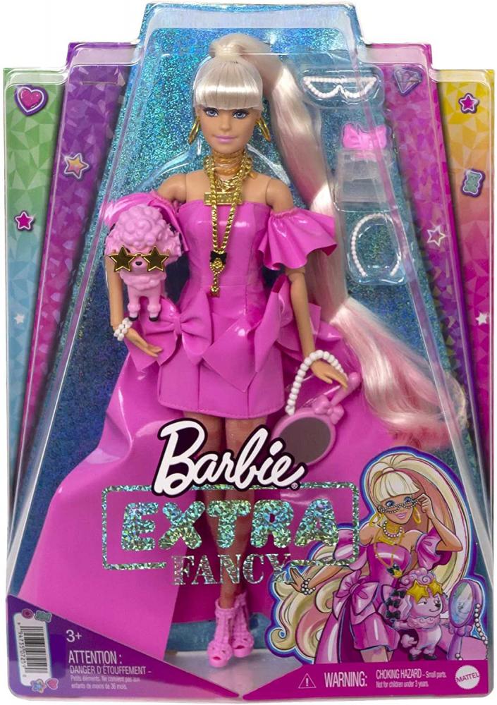 Barbie Extra Fancy Fashion Extra-Long Blond Hair & Blue Eyes