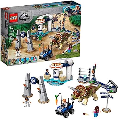 LEGO Jurassic World Triceratops Rampage 75937 (447 piezas)