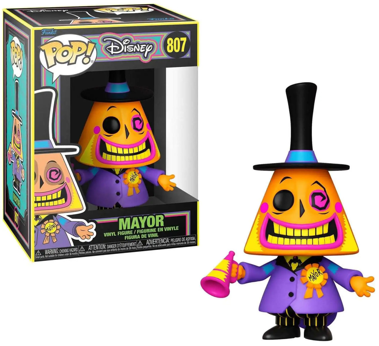 Funko Pop The Nightmare Before Christmas Mayor Blacklight