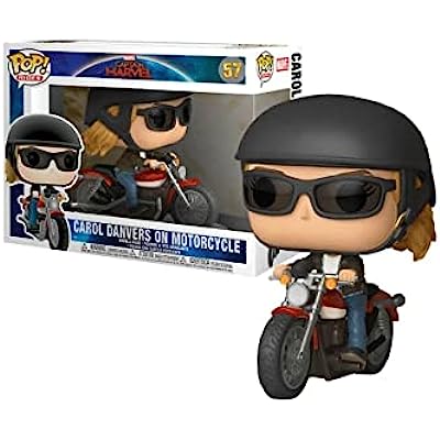 Funko Pop Ride Captain Marvel Carol Danvers on Motorcycle 