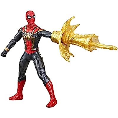 Spiderman No Way Home Deluxe Web Spin Spider-Man 15.5Cm