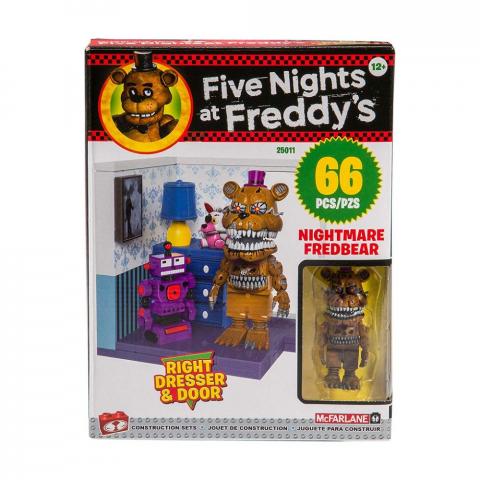 McFarlane Five Nights at Freddy's Right Dresser & Door Small Set