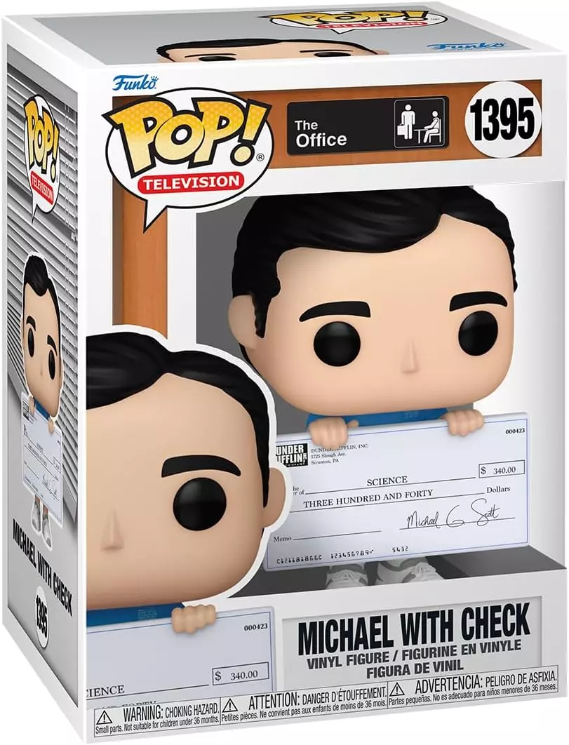 Funko Pop The Office Michael with Check