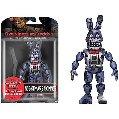  Funko 5 Articulated Five Nights at Freddy's - Nightmare Bonnie Action Figure 