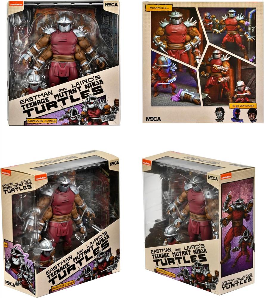 NECA TMNT Mirage Comics Shredder Clones & Mini Shredder