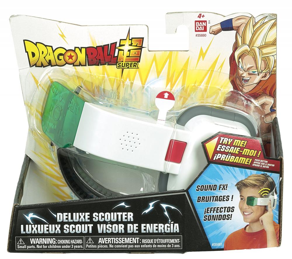  Dragon Ball Super Deluxe Scouter with SFX & Green Lens Toy 