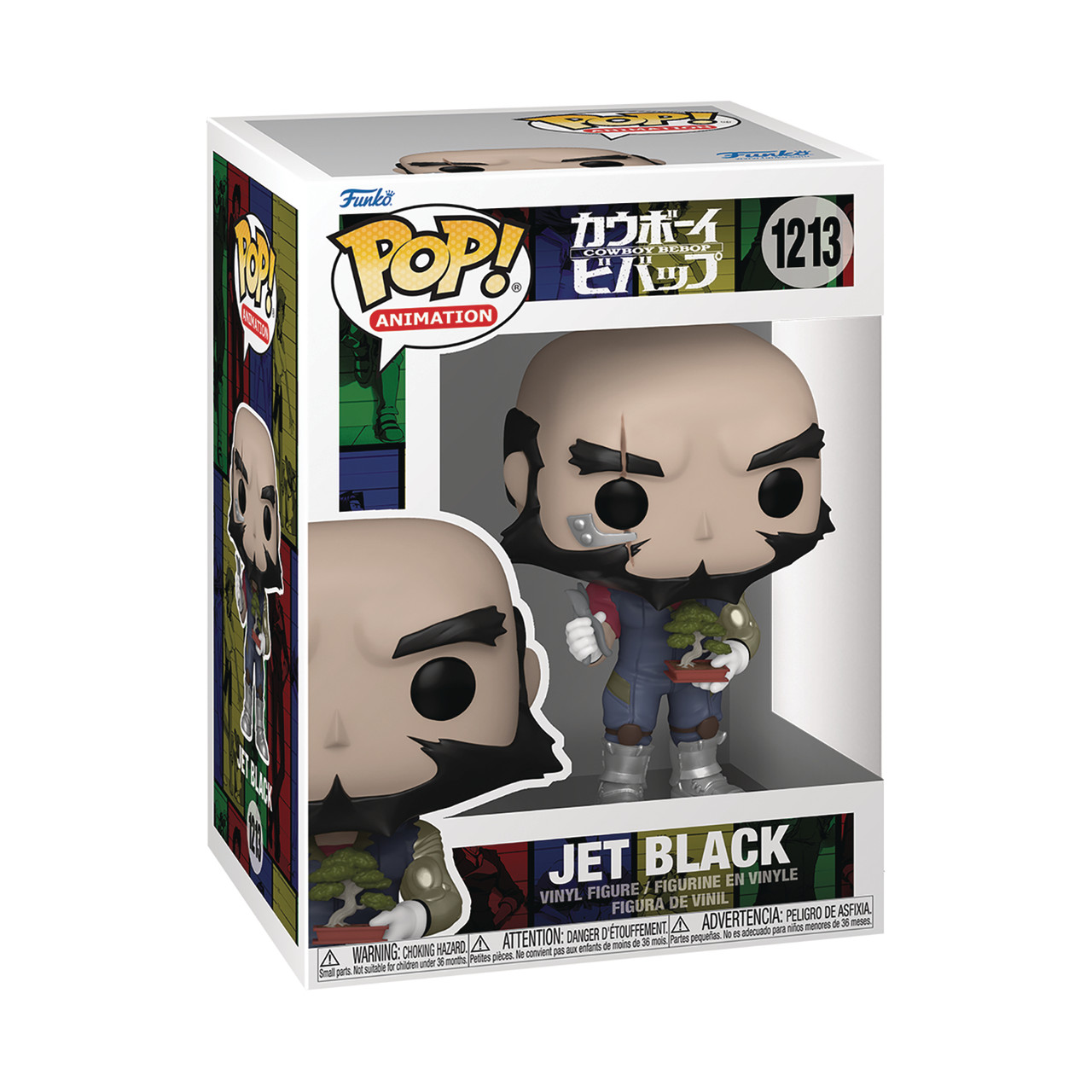 Funko Pop Cowboy Bebop Jet con bonsai