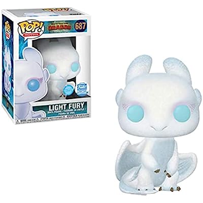 Funko Pop How to Train Your Dragon Glitter Light Fury Exclusive