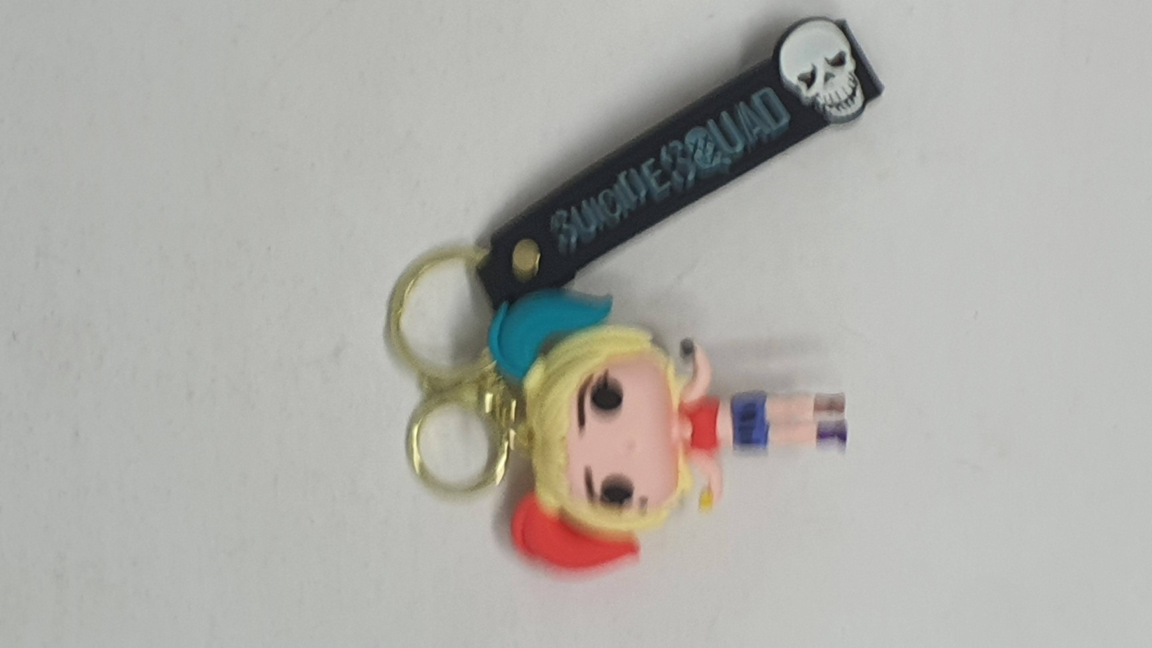Llavero Goma Suicide Squad Harley Quinn
