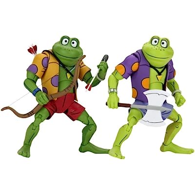 NECA TMNT (Cartoon) Genghis & Rasputin Frog 2pack