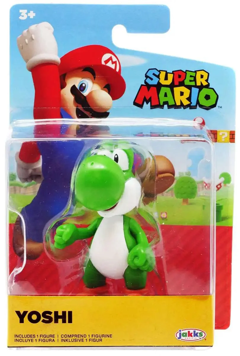 Word Of Nintendo Super Mario Green Yoshi 7cm Jakks Pacific