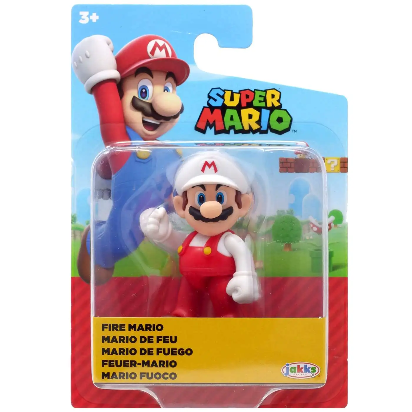 World of Nintendo Super Mario Fire Mario 2.5-Inch