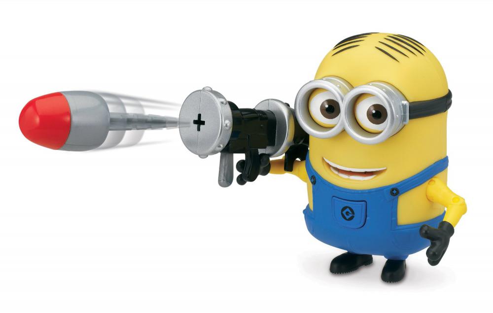 Despicable Me Dave Deluxe Action Figure with Rocket Launcher