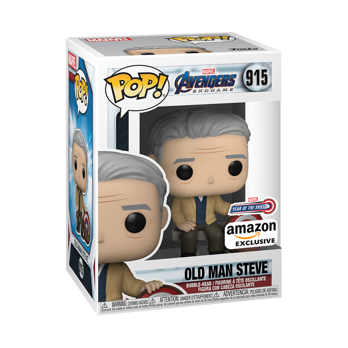 Funko Pop Year of The Shield Old Man Steve Exclusive