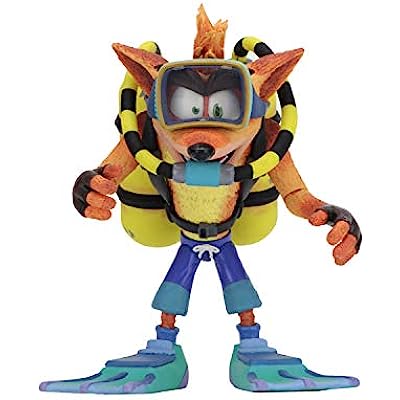 NECA Crash Bandicoot Crash with Scuba Diving Gear
