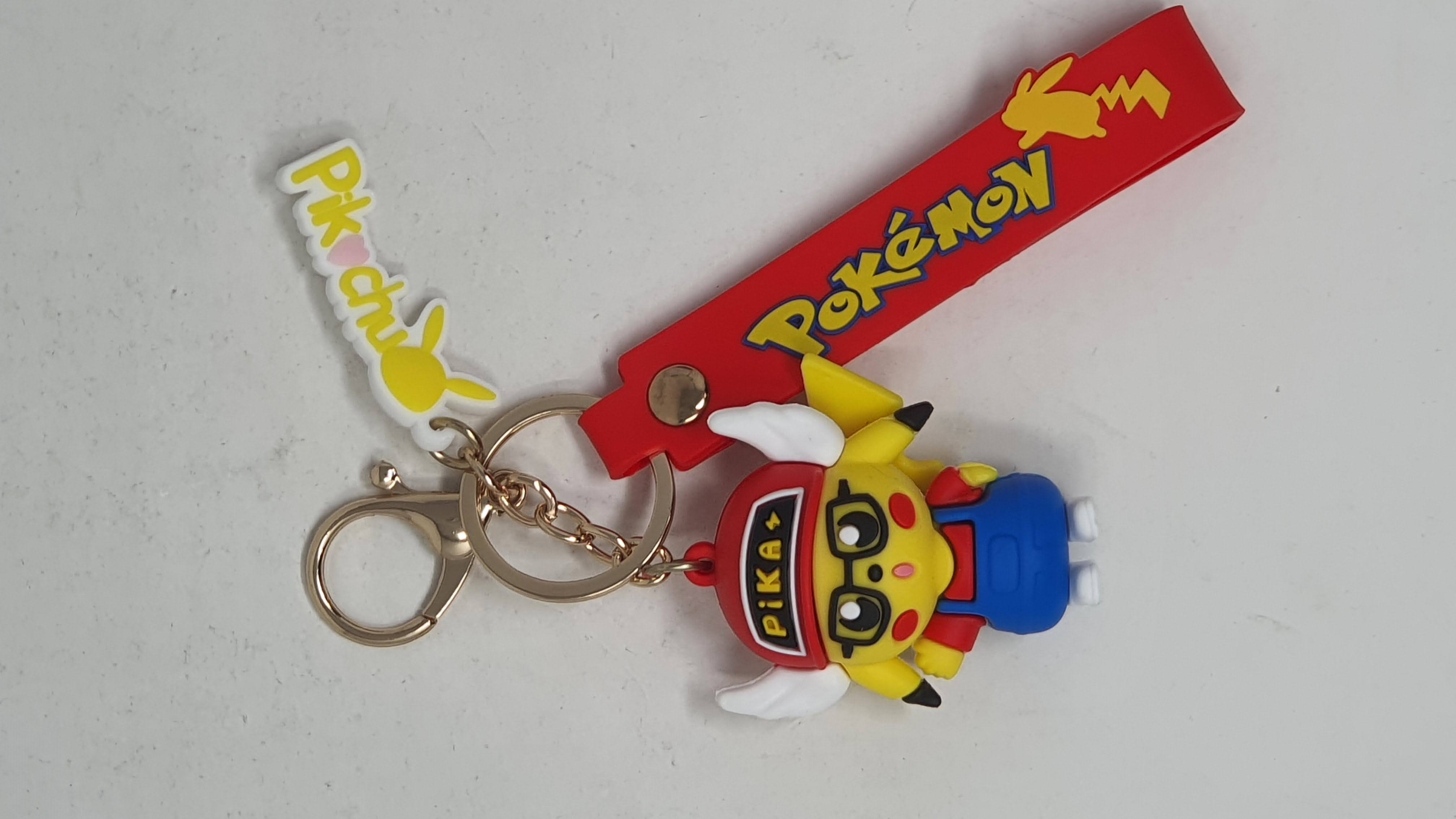 Llavero Goma Pokemon Pika Anteojos