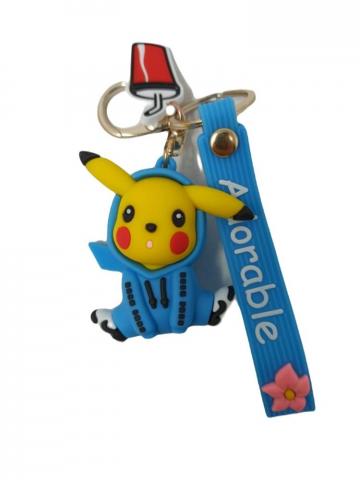 Llavero Goma Con correa PIKACHU 03
