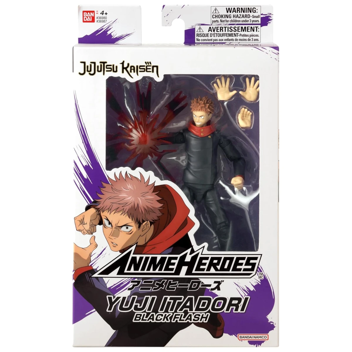 ANIME HEROES Jujutsu Kaisen Yuji Itadori Black Flash