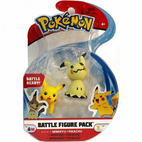 Pokémon Figura Battle Ready Mimikyu Y Pikachu 
