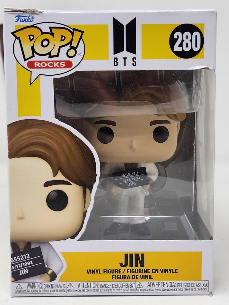 Funko Pop Rocks BTS Jin CAJA CON DETALLES