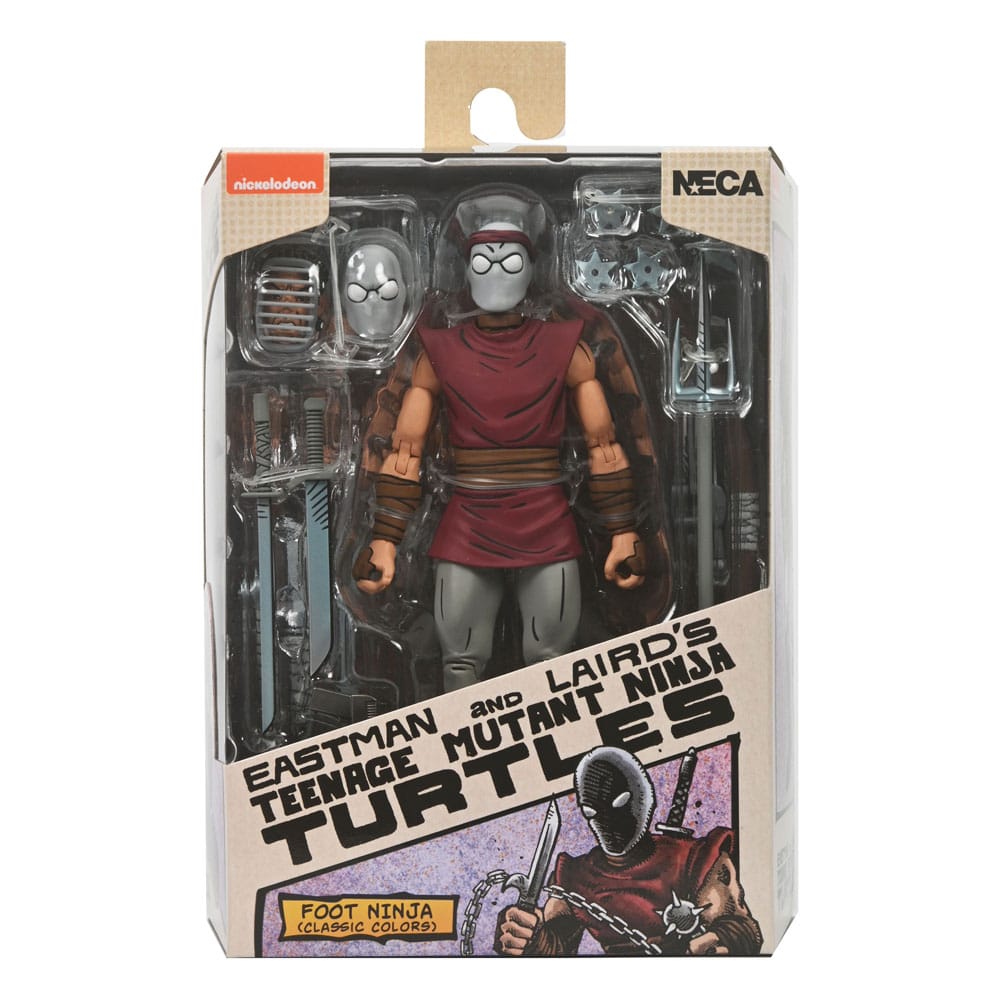 NECA TMNT Mirage Comics Foot Ninja (Classic Colors)