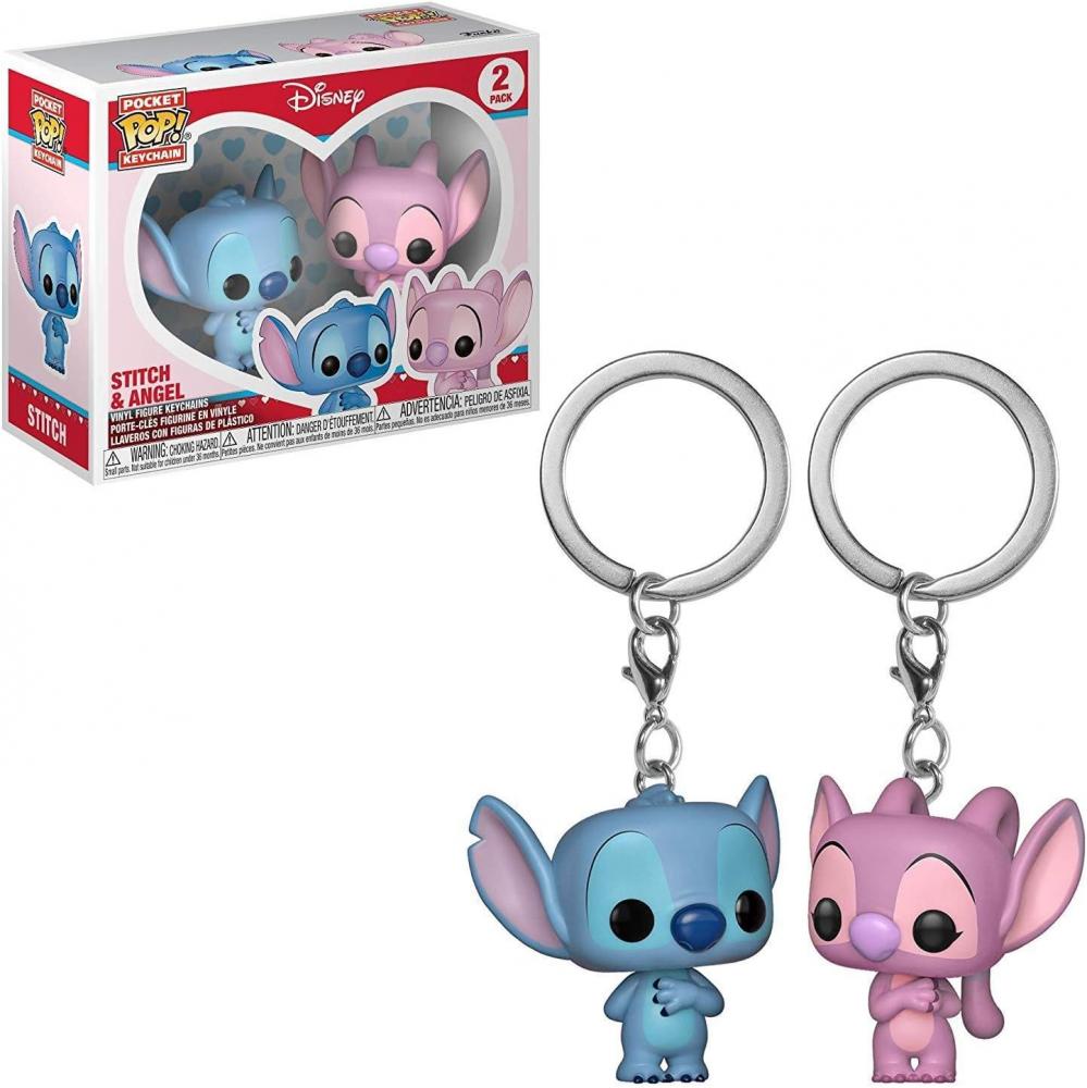 Llavero Funko Pop 2-Pack Lilo & Stitch Stitch & Angel