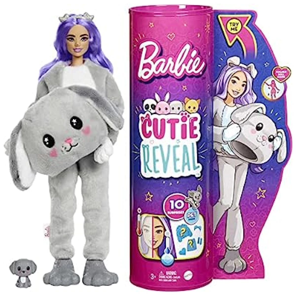 Barbie Cutie Reveal with Puppy Plush Costume 10 Sorpesas