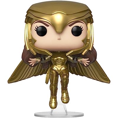 Funko Pop Wonder Woman 1984 Gold Flying Metallic