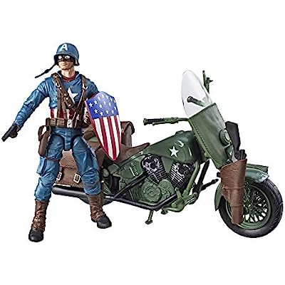 Marvel Legends Captain America Motorcycle, Shield, & Helmet