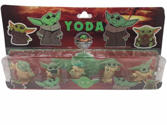 Pack x5 Baby Yoda The Mandalorian