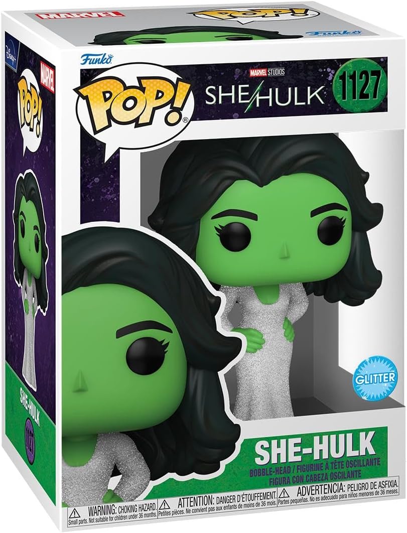 Funko Pop She-Hulk in Gala Dress with Glitter
